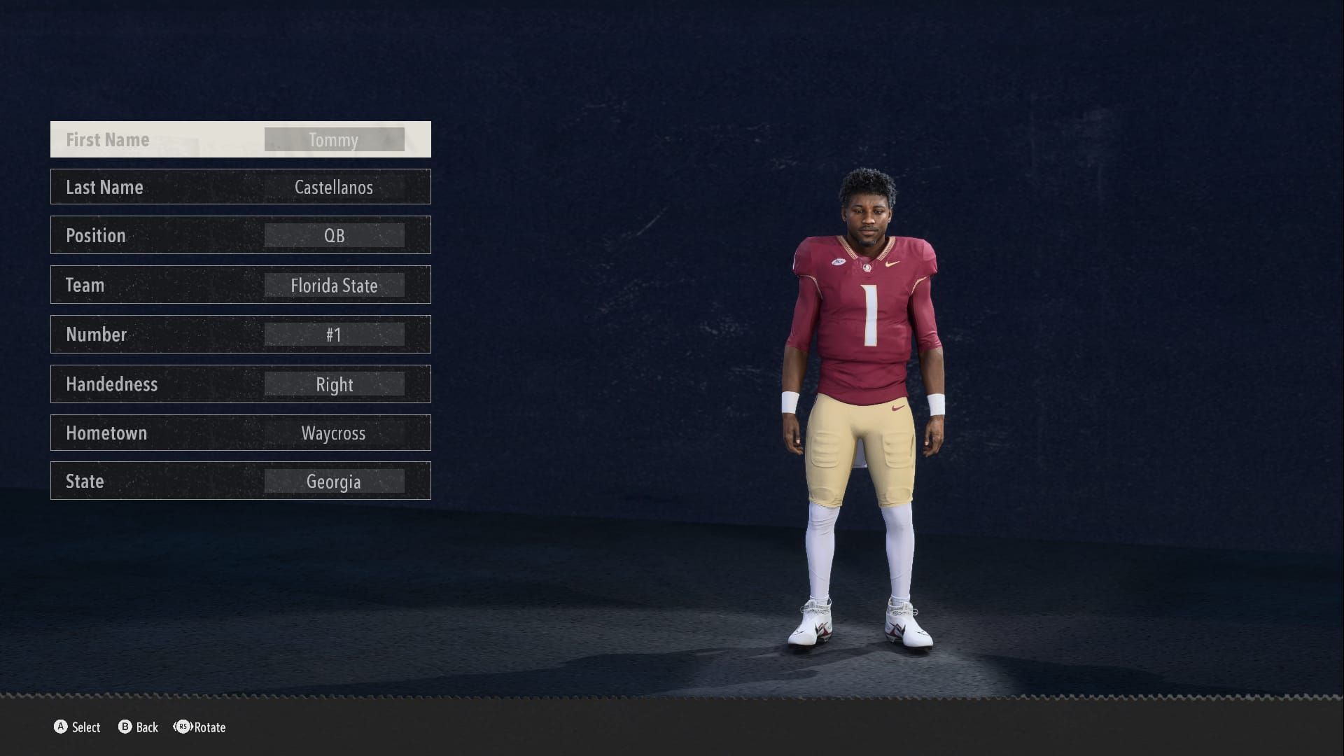 Tommy Castellanos schnellster QB im College -Fußball 26