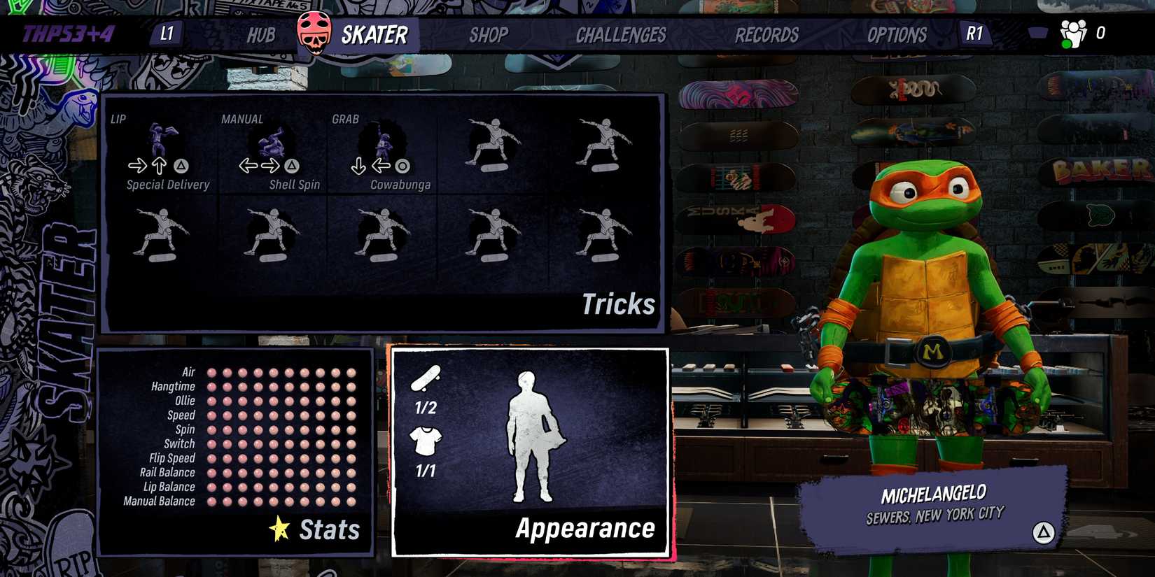 tony-hawks-pro-skater-2-4-all-skaters-michelangelo