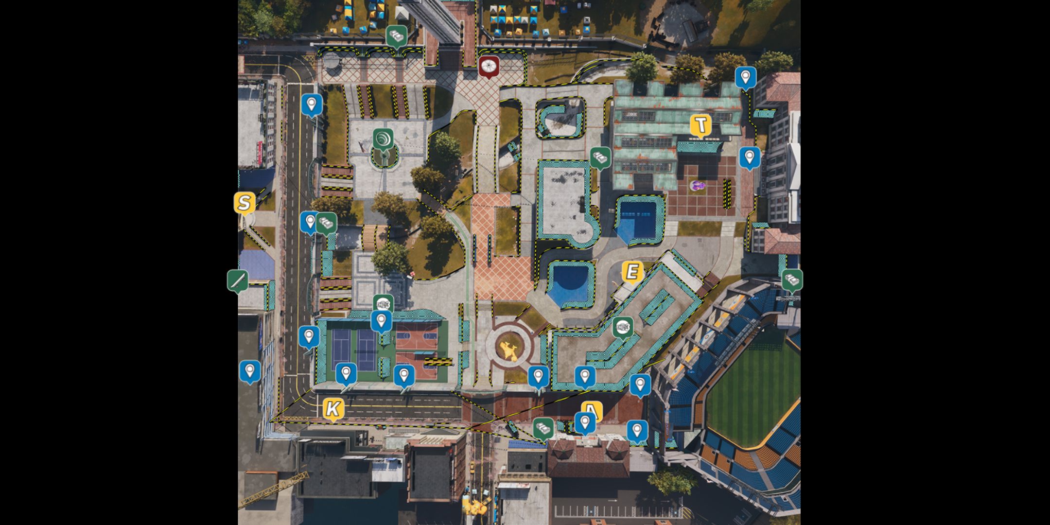Tony Hawk's Pro Skater 3+4 - Interactive College Map