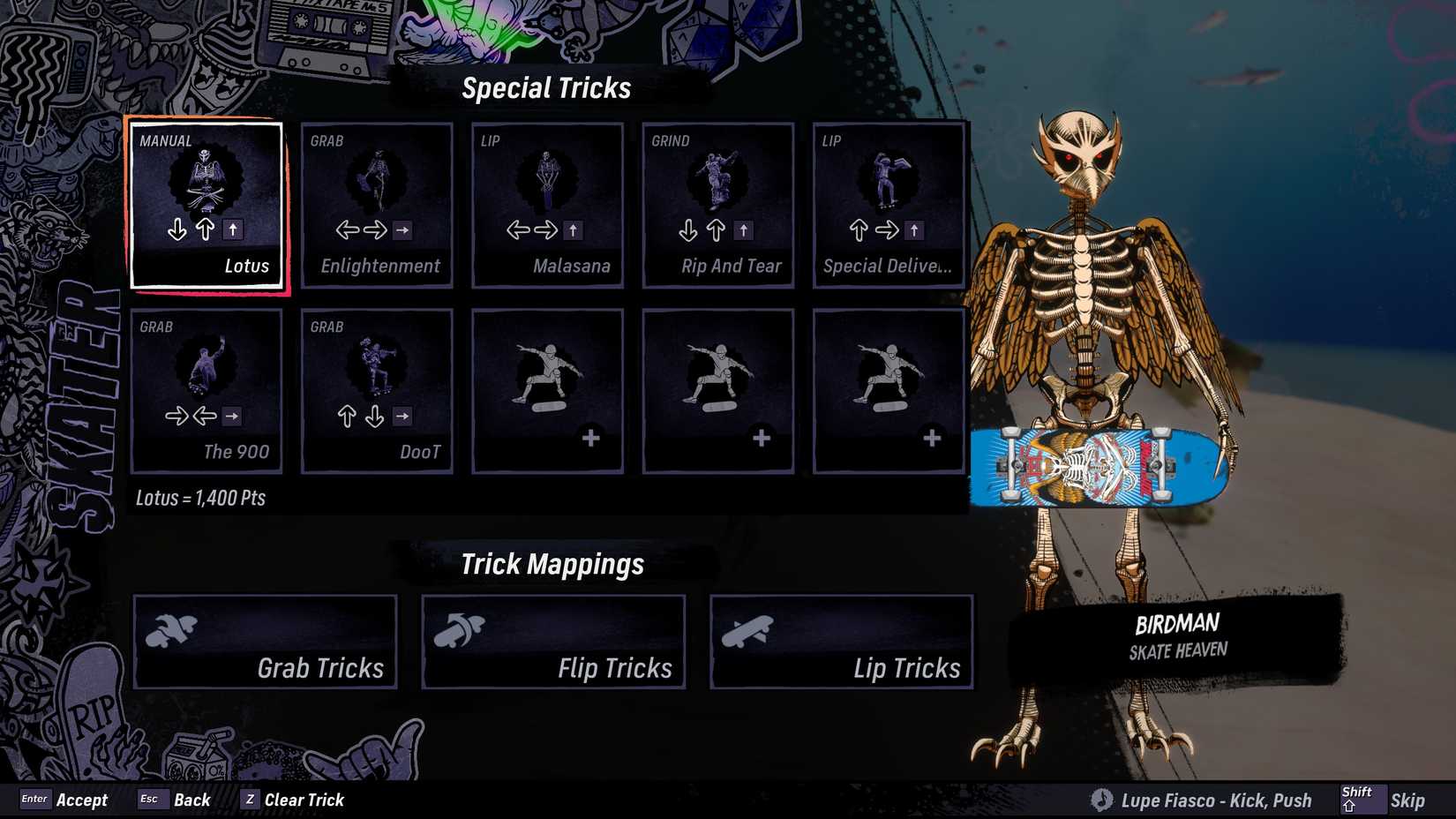 tricks in Tony Hawk’s Pro Skater 3+4