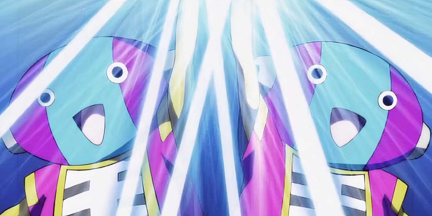 two zenos shining a bright light.