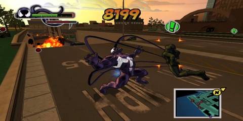 ultimate spider-man venom game-play
