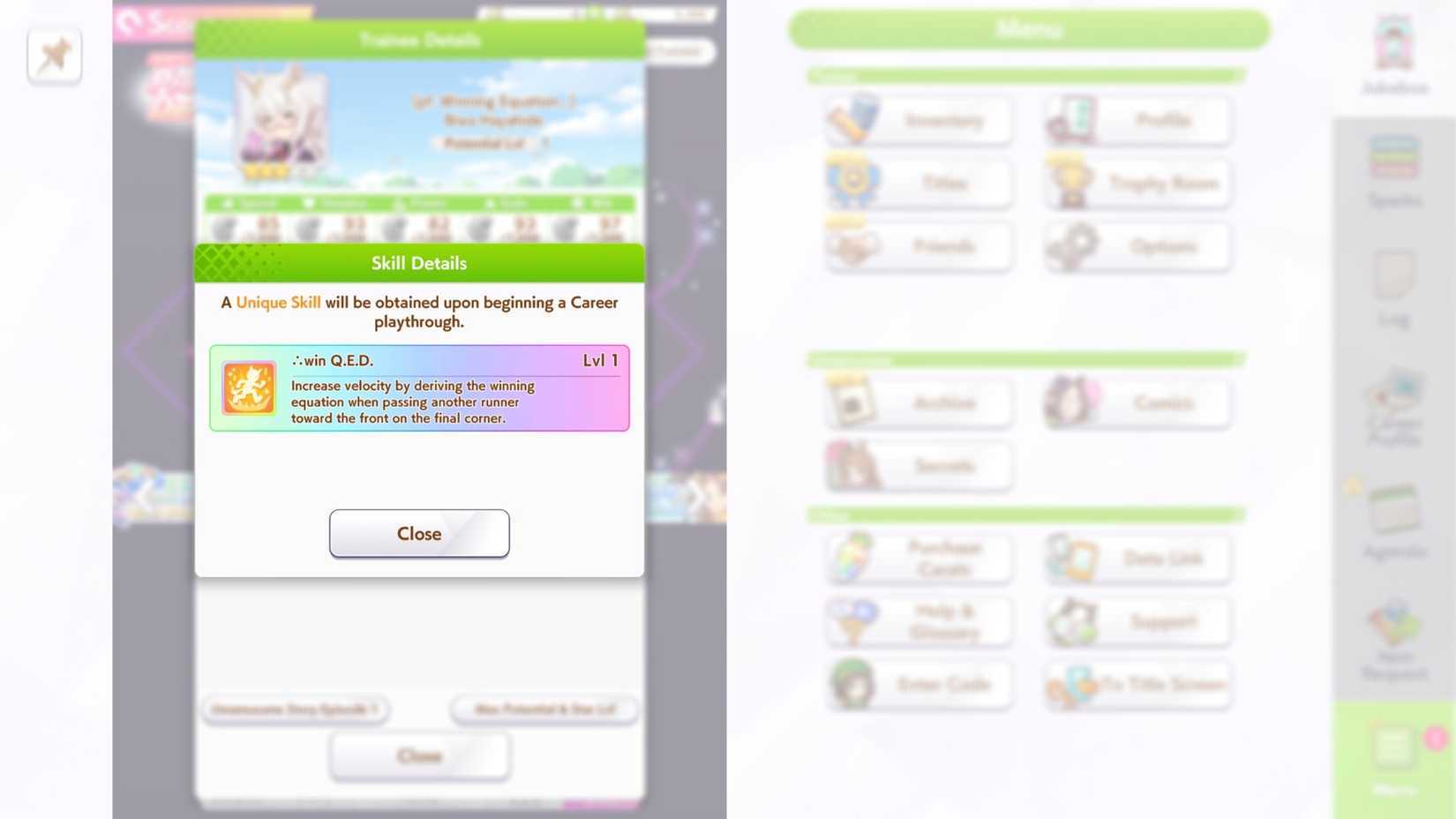 Umamusume Biwa Hayahide Skills