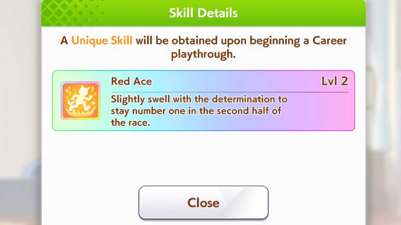 Umamusume Daiwa Scarlet Red Ace Skill