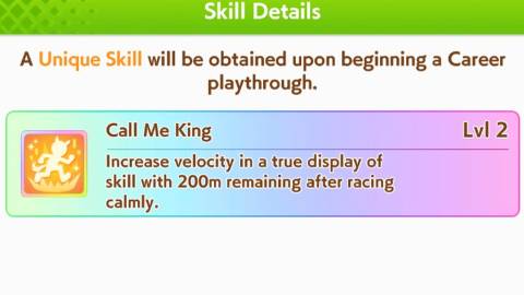 Umamusume King Halo Skills