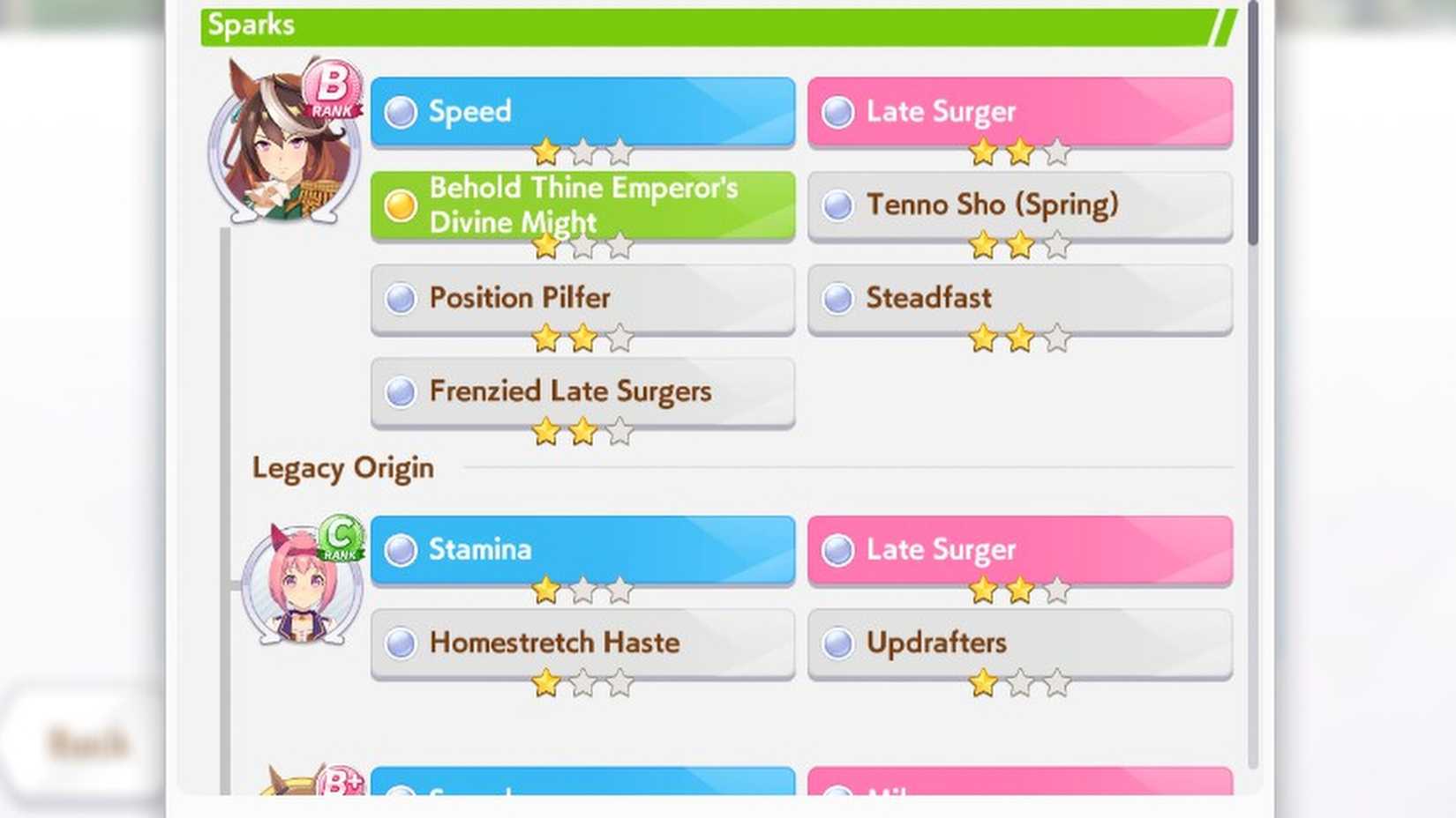 Umamusume Legacy Sparks