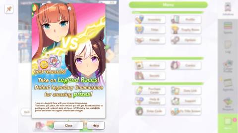 Umamusume Legend Races
