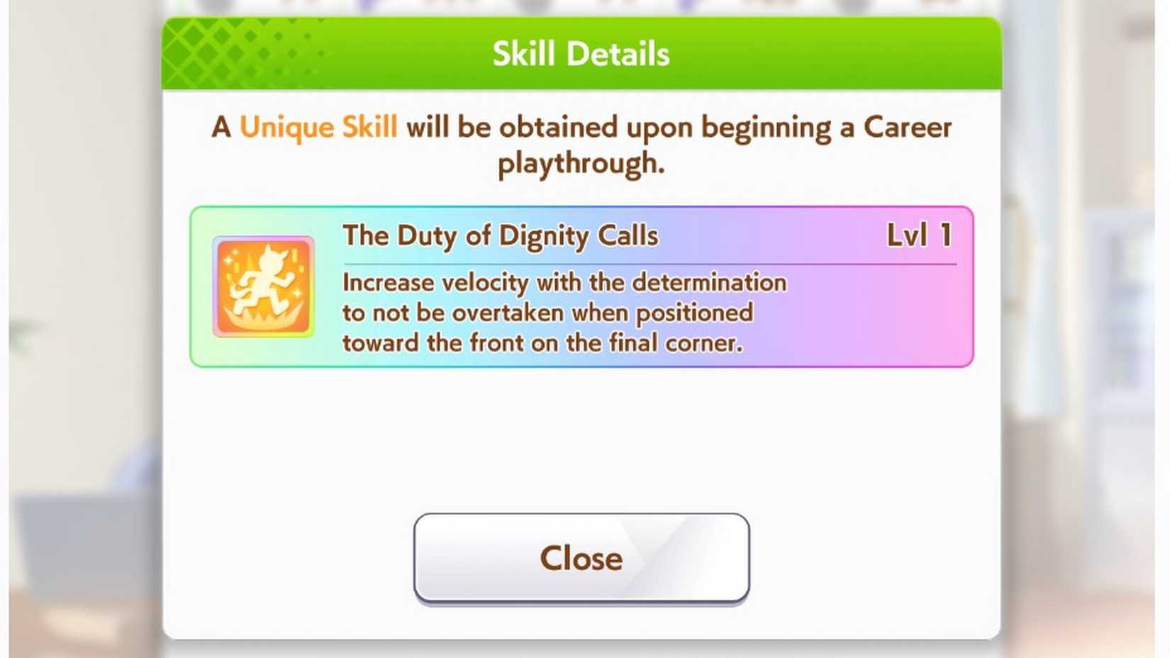 Umamusume Mejiro McQueen Skills