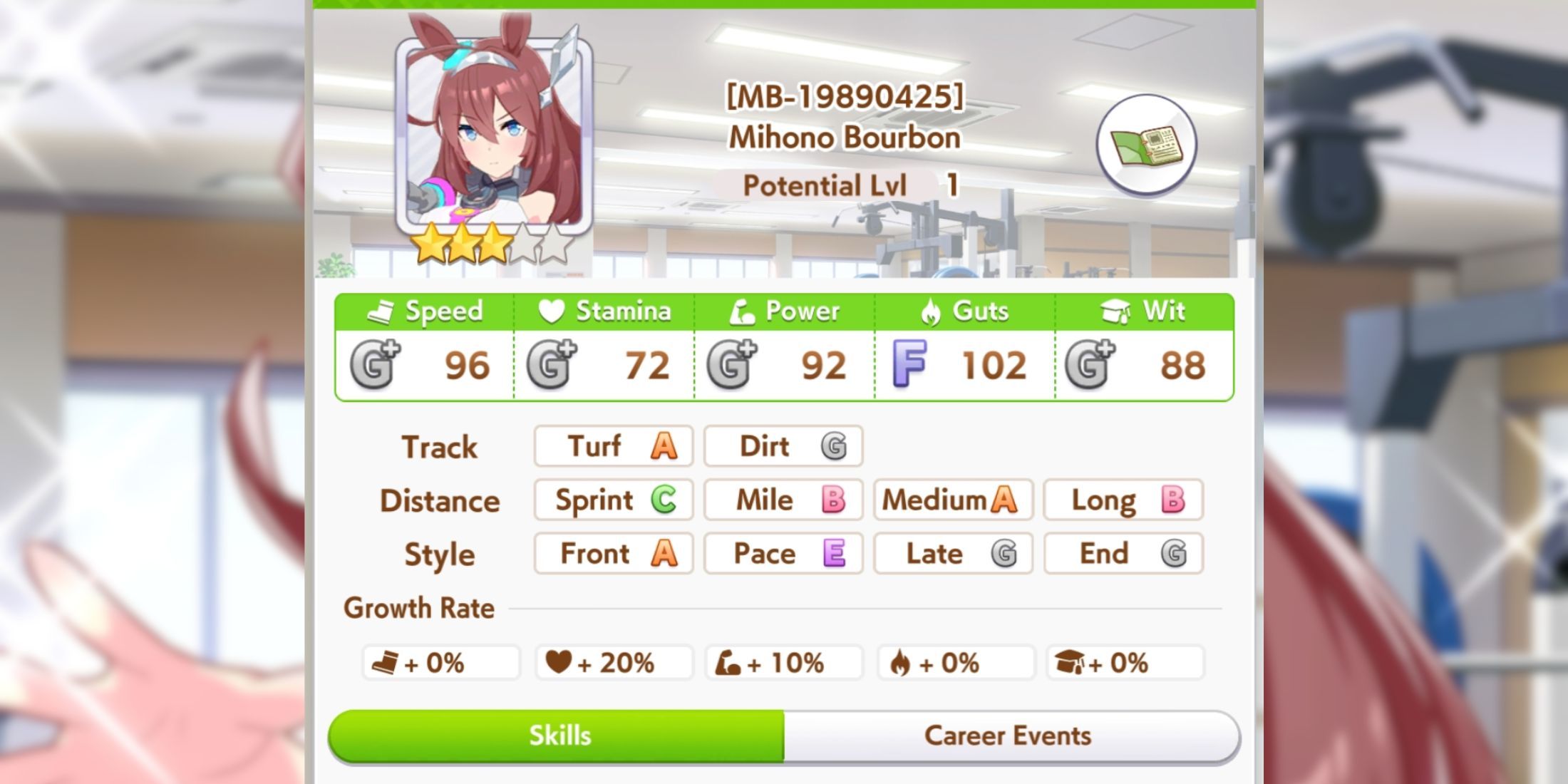 Umamusume Mihono Bourbon