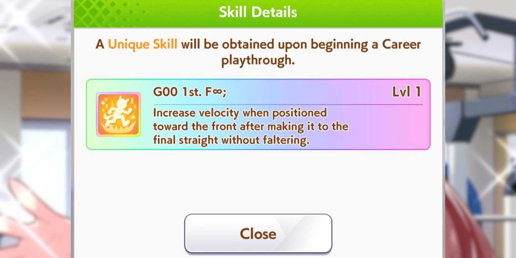 Umamusume unique skill