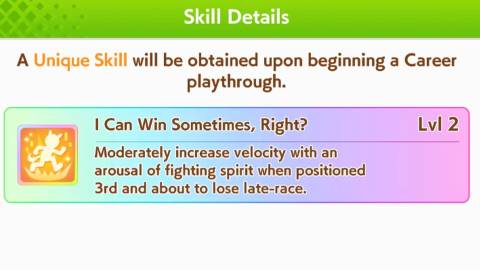 Umamusume Nice Nature Skills