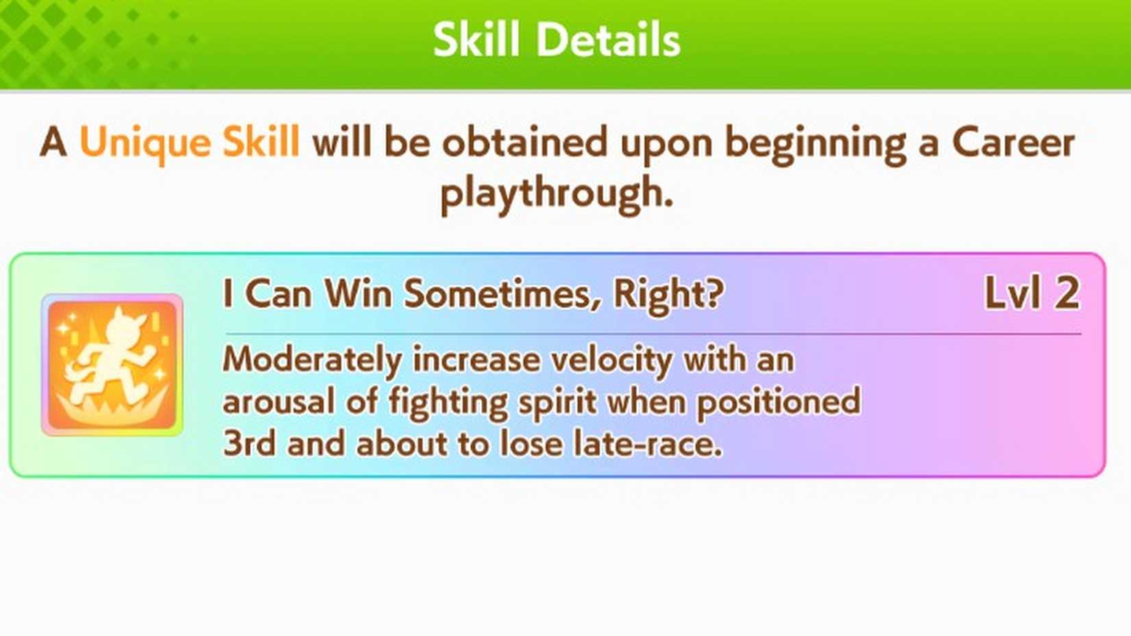 Umamusume Nice Nature Skills