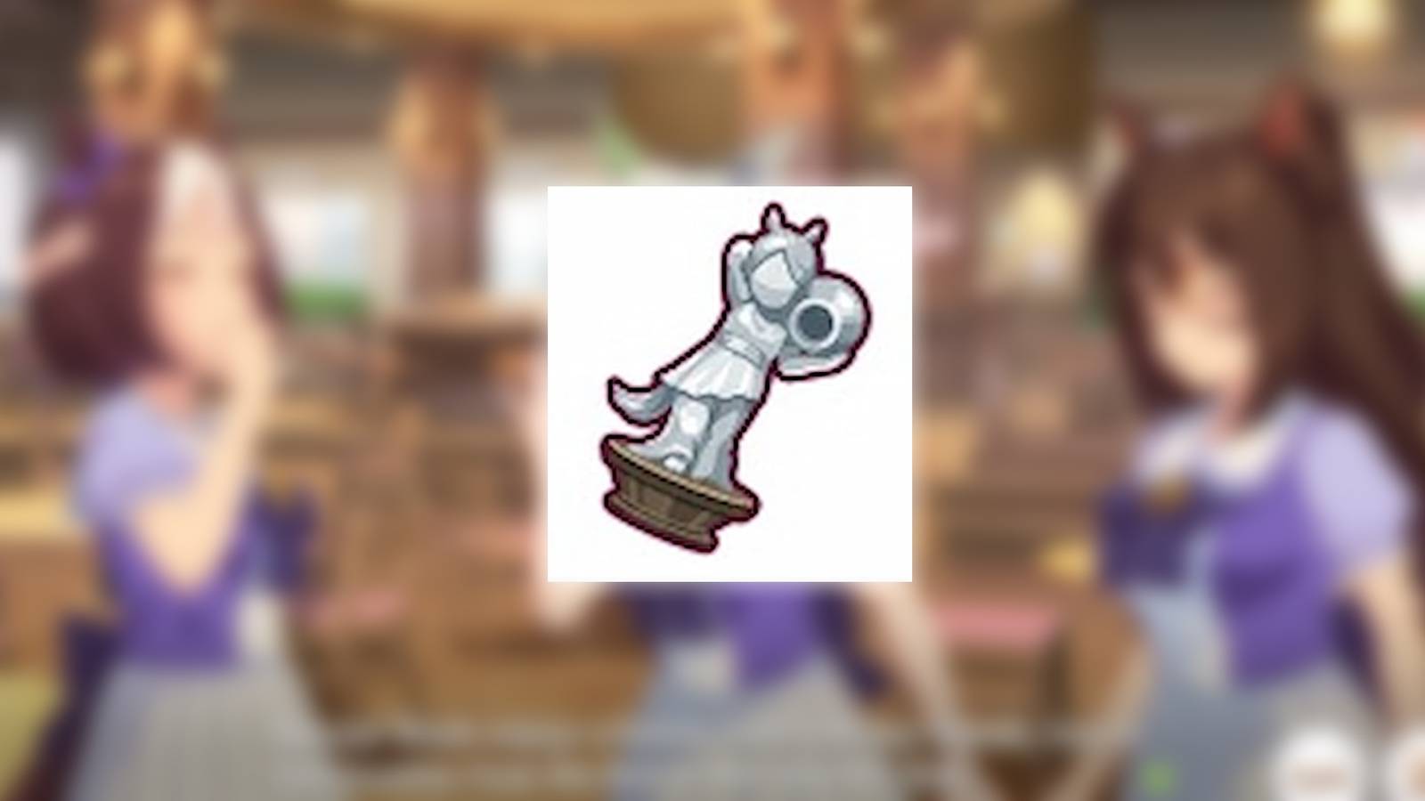 Umamusume Pretty Derby Goddess Statue Icon