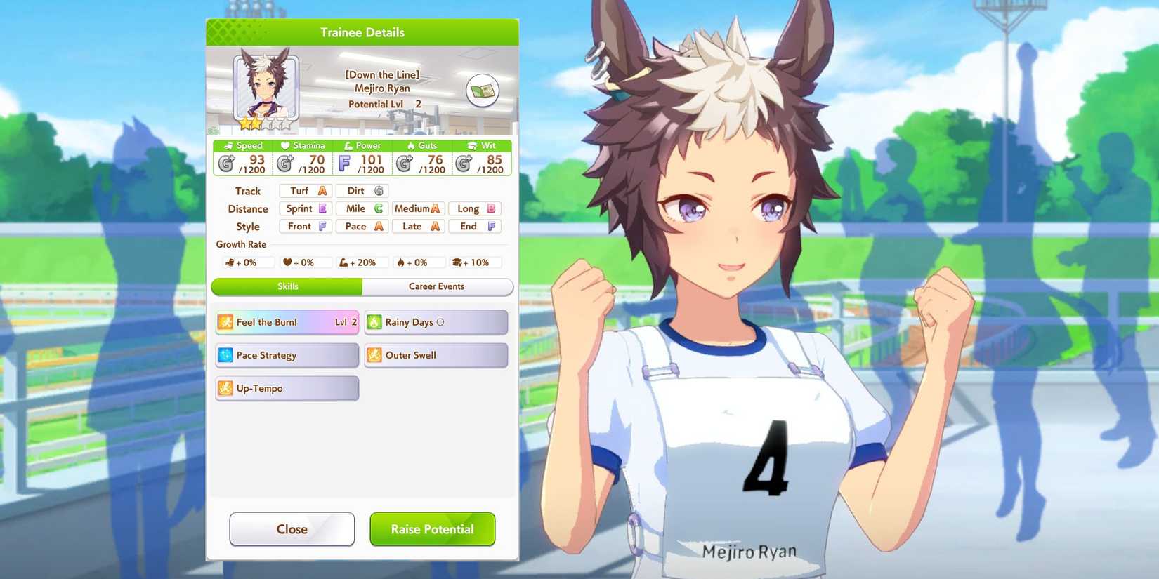 Umamusume-Pretty-Derby-Mejiro-Ryan-Stats