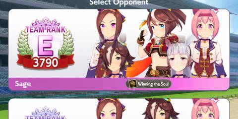 Umamusume Pretty Derby Team Trials Opponent Selection