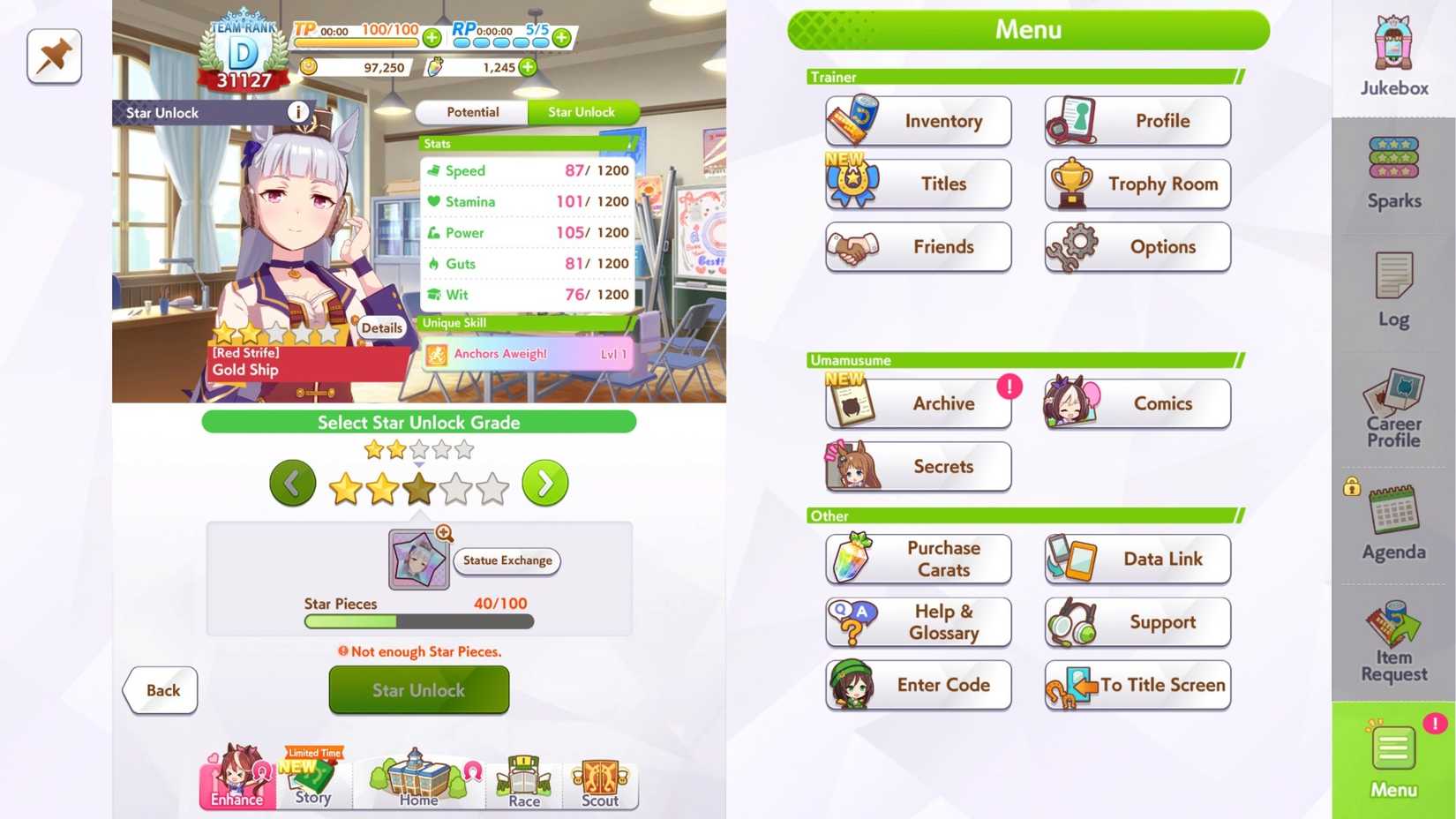 Umamusume Star Unlock