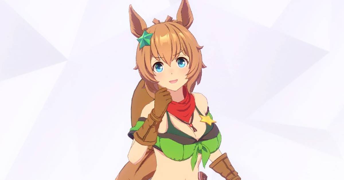 umamusume green dress orange hair Umamusume: Pretty Derby main image 1