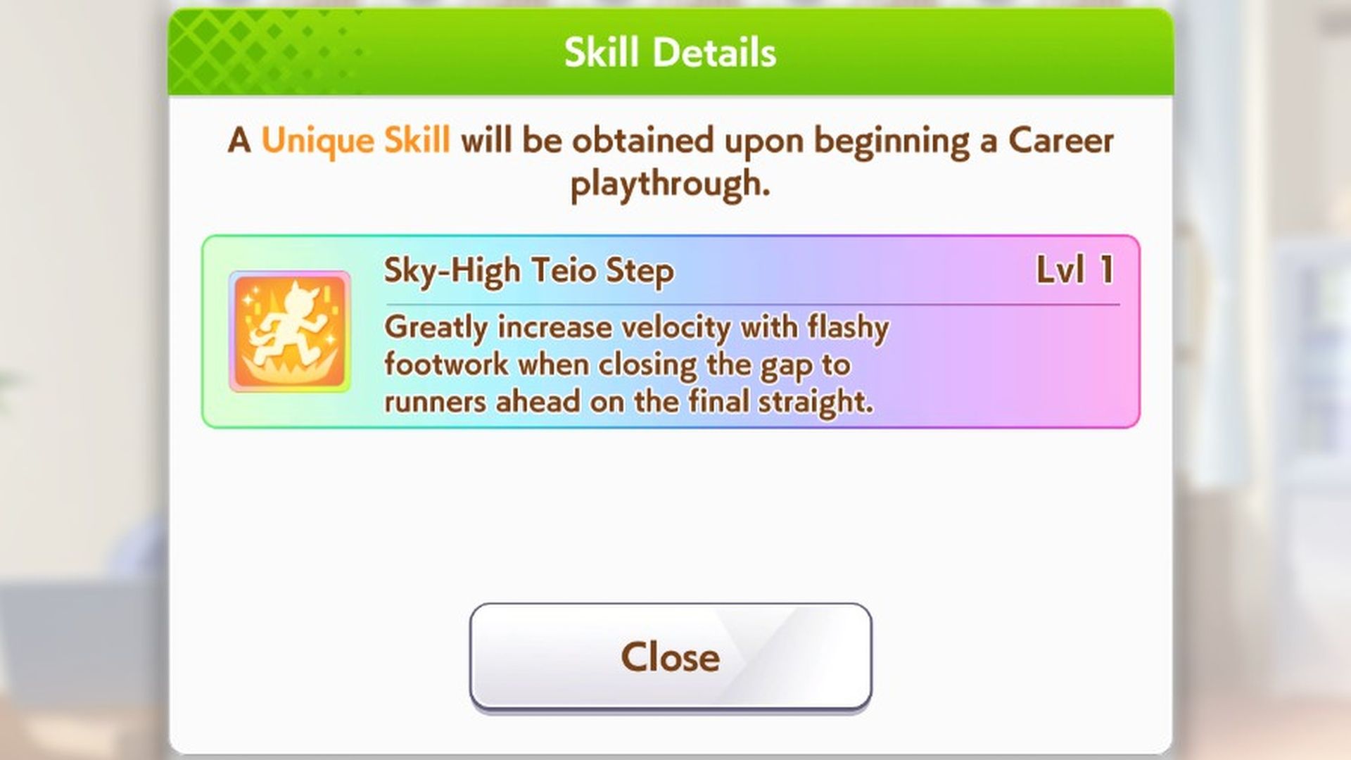 Umamusume Tokai Teio Skills