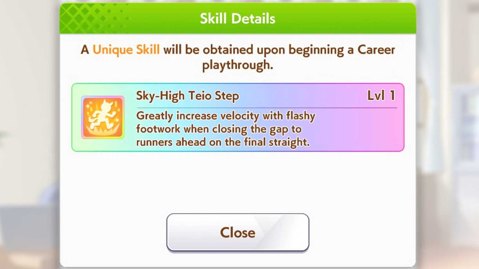 Umamusume Tokai Teio Skills