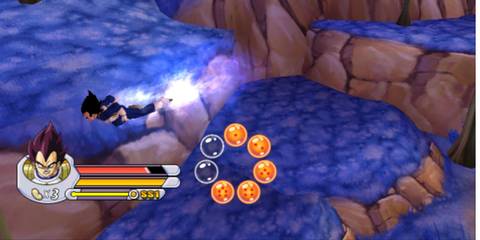 Flying around in Dragon Ball Z: Sagas