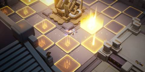 Dashing past glowing squares on the floor in Torchlight: Infinite