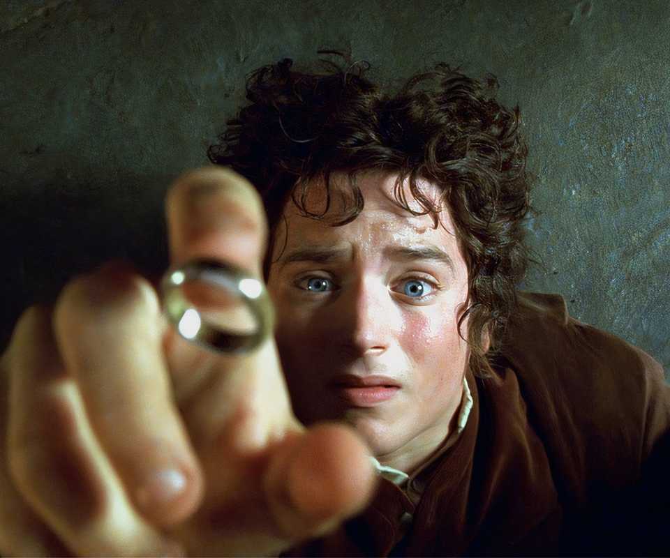 Frodo and the One Ring in The Lord of the Rings: The Fellowship of the Ring