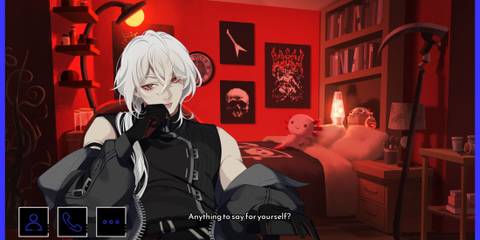 Casper sticking his tongue out at the player in A Date with Death