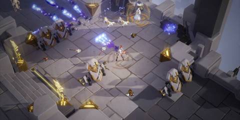 The player shooting in Torchlight: Infinite