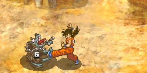 Fighting in Dragon Ball Z: Attack of the Saiyans