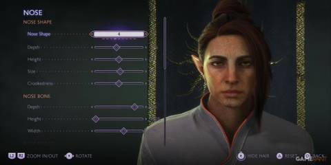 Inquisitor character creator in Dragon Age: The Veilguard