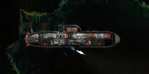 The submarine in Barotrauma