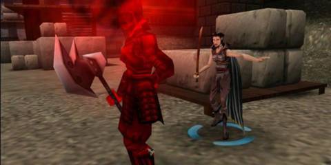 A red summon in Summoner