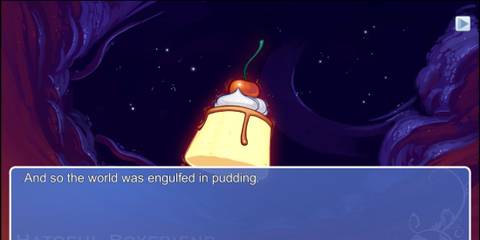 Everything becoming pudding in Hatoful Boyfriend