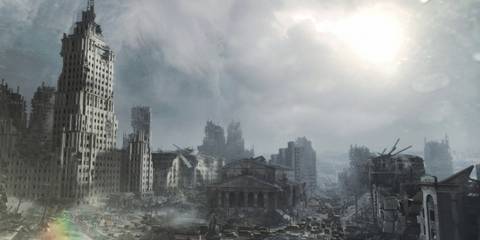 The city of Moscow in Metro: Last Light Redux