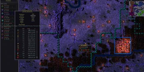 A player looking at factions in Songs of Syx