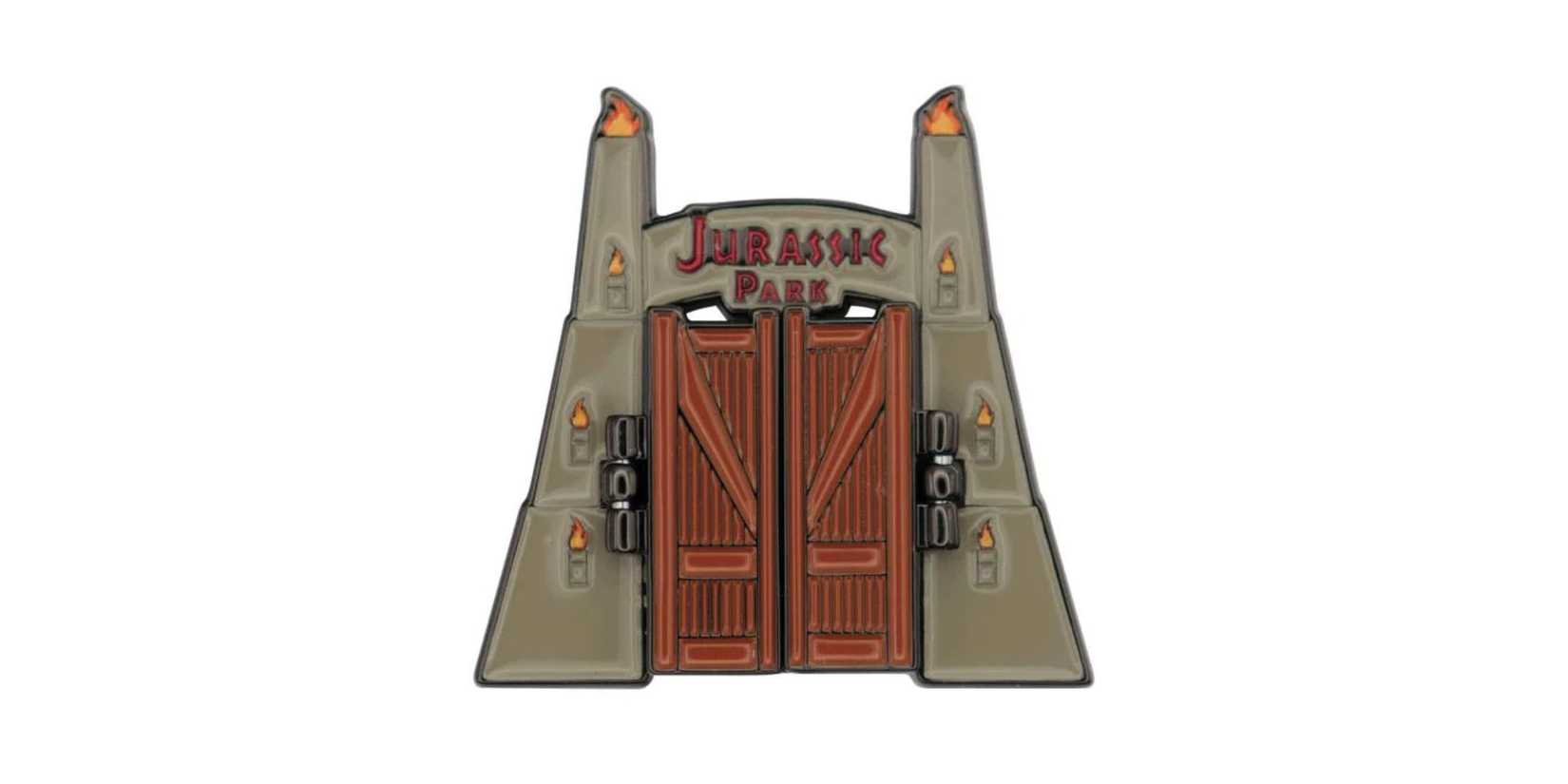 Image of the Jurassic Park Collectible on a white background.