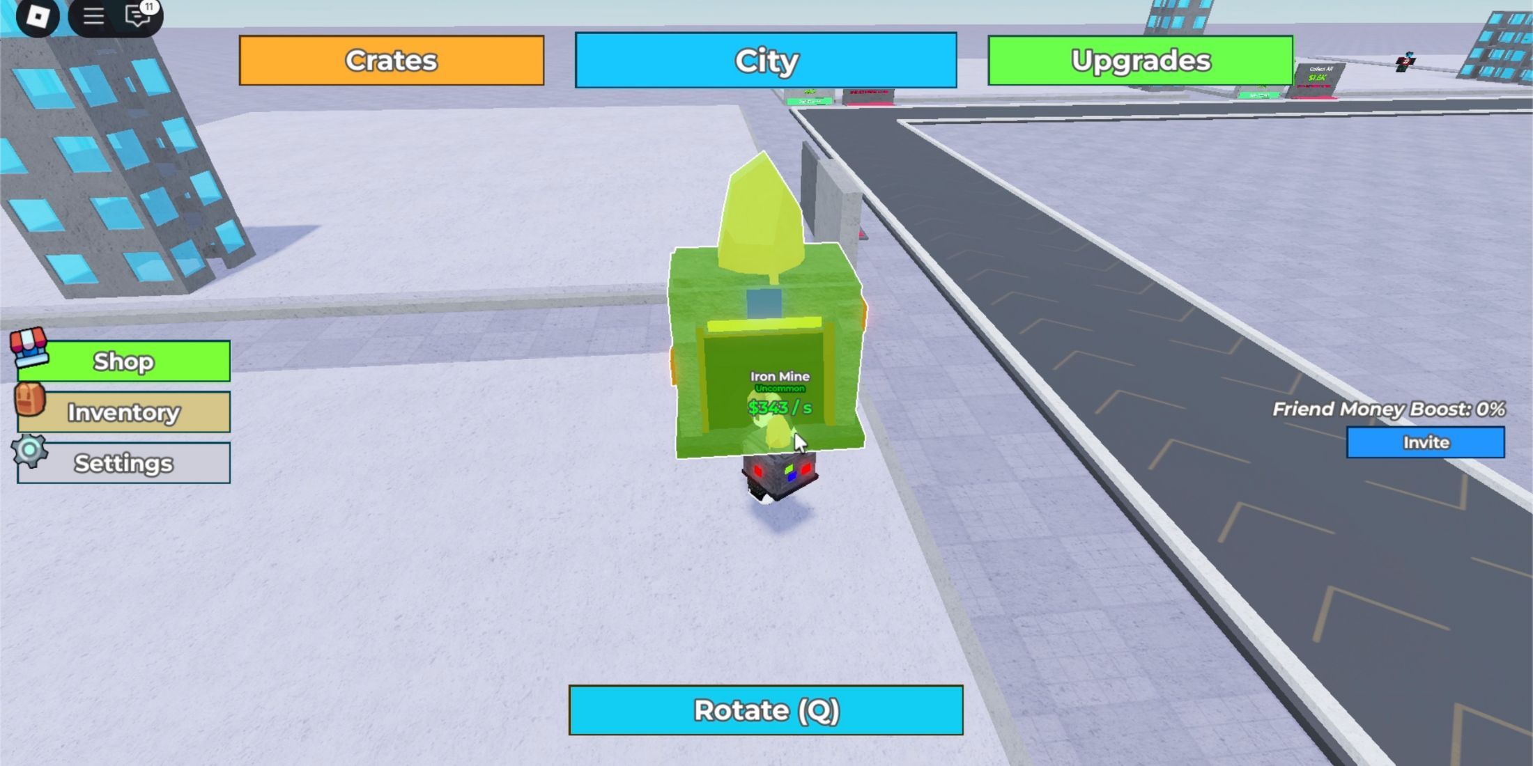 Update the city building