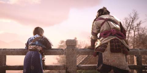 naoe and yasuke talk in assassins creed shadows