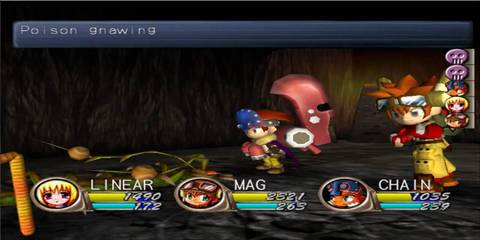 Using a poison attack in Evolution The World of Sacred Device