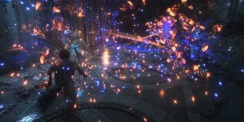 Using fire magic in Dragon Age The Veilguard