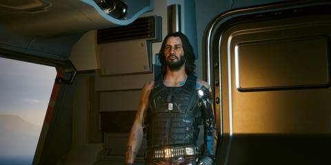 V and Johnny say goodbye