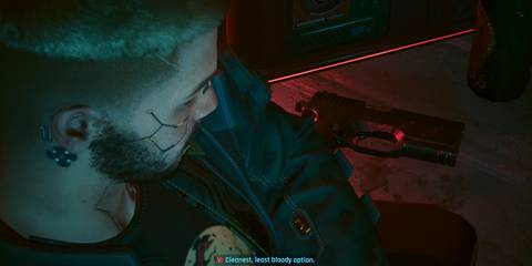 V stares at his gun-1