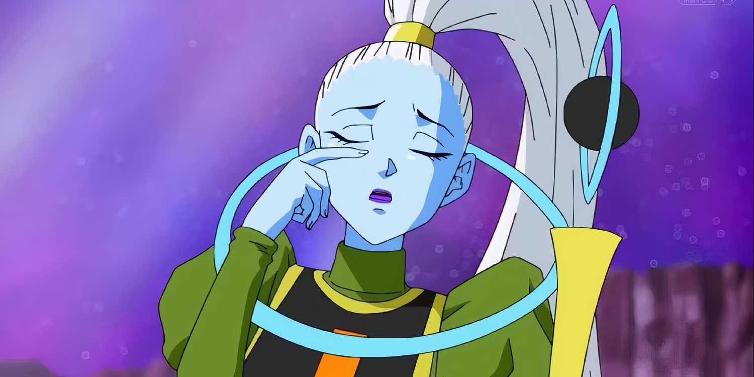 Vados wiping a tear from her eye.