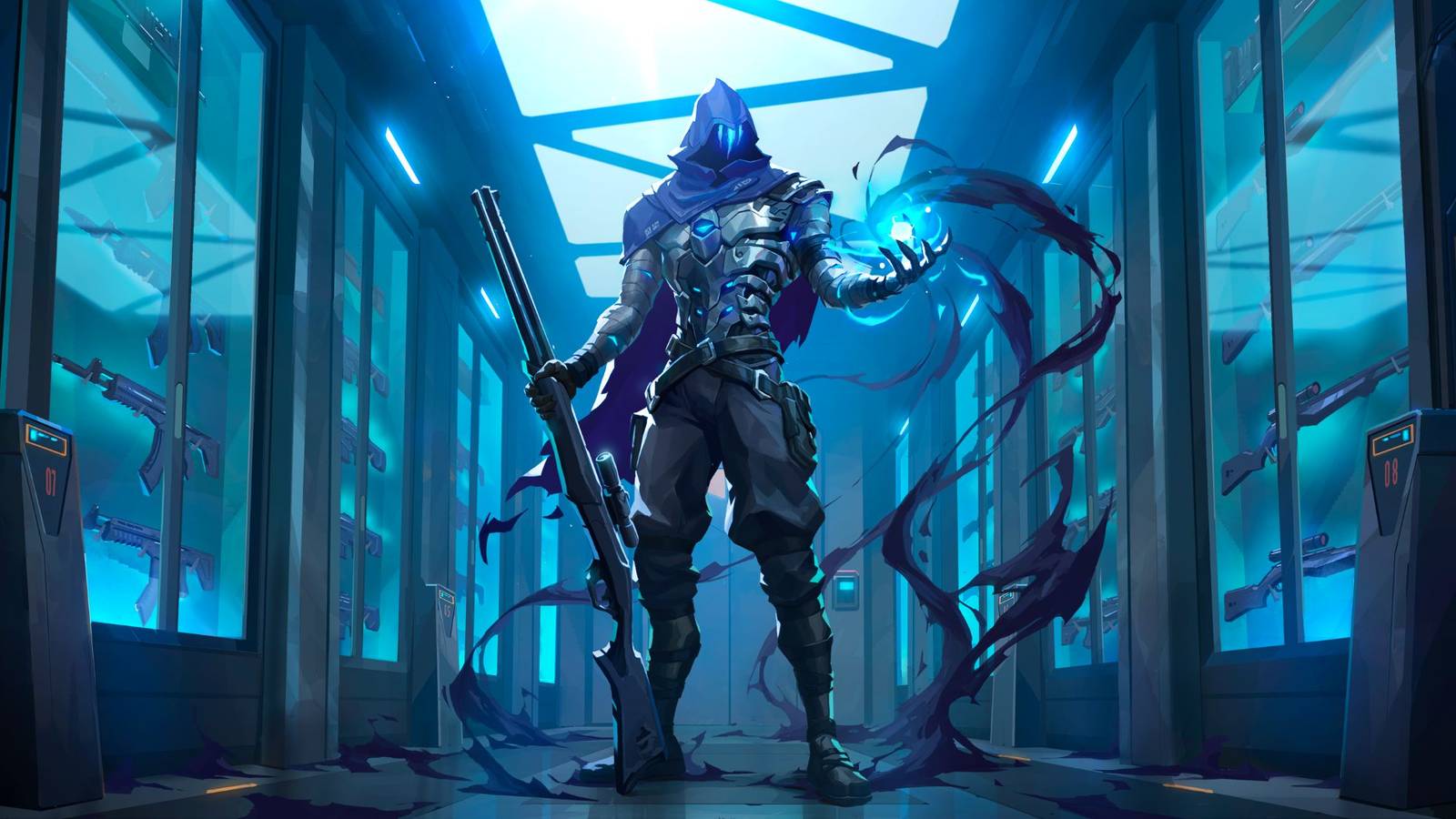 valorant omen dark powers with gun