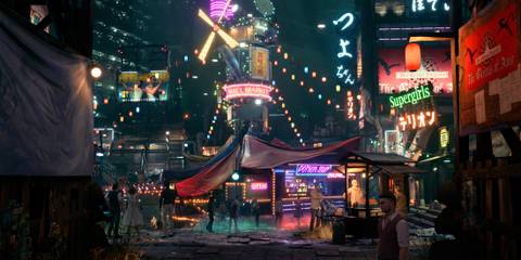 Wall Market in Final Fantasy 7 Remake (PS5)