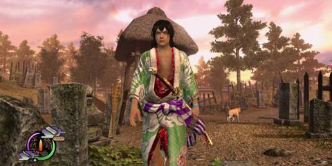Way of the Samurai 4 game exploring