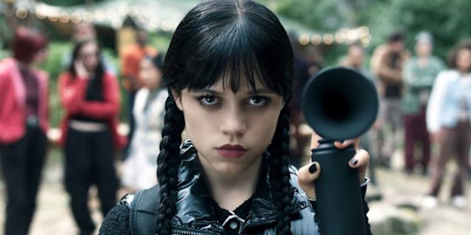 Wednesday Addams (Jenna Ortega) in Wednesday season 2