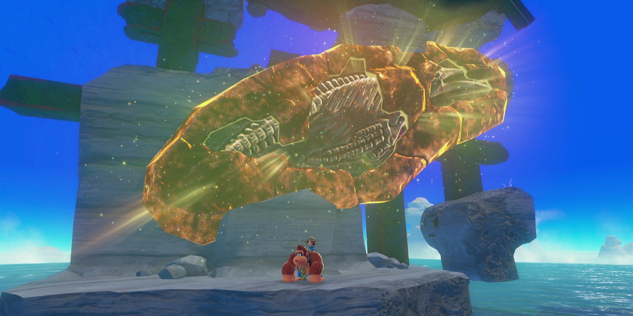 whale fossil donkey kong bananza