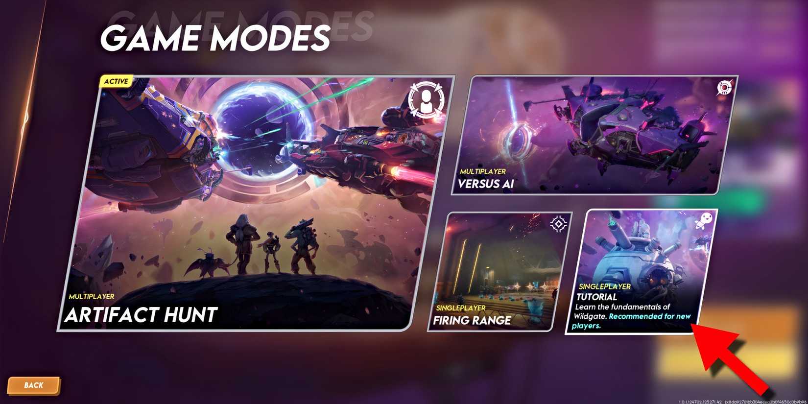 wildgate-game-mode-menu