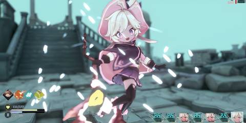 WitchSpring R main character casting spells.